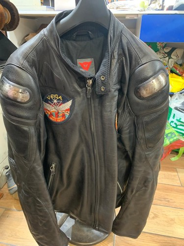 Giubbotto moto uomo pelle