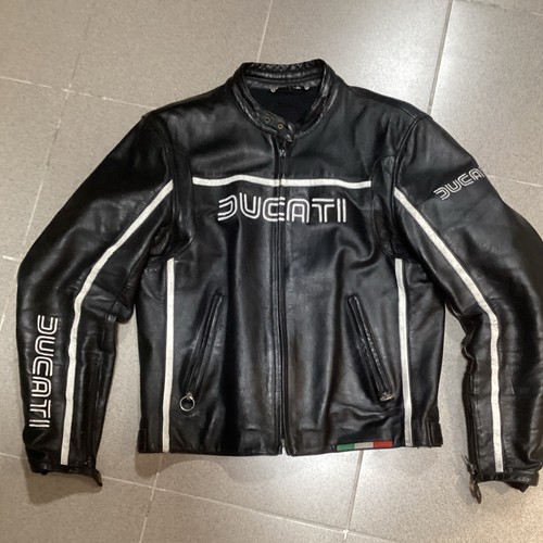 Giacca pelle moto vintage - giacca,