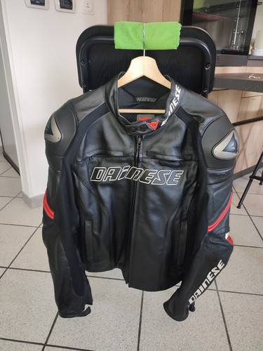 Dainese giubbotto pelle racing - giubbotto,