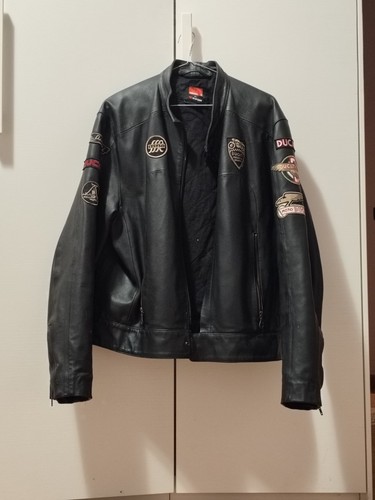 Giubotto pelle per moto - giubotto,