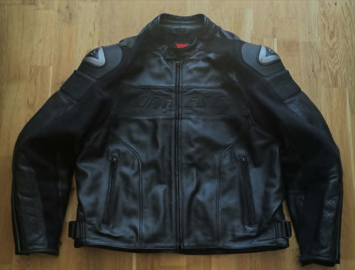 Giacca moto pelle - , traforata