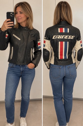 Giacca moto dainese pelle - moto,
